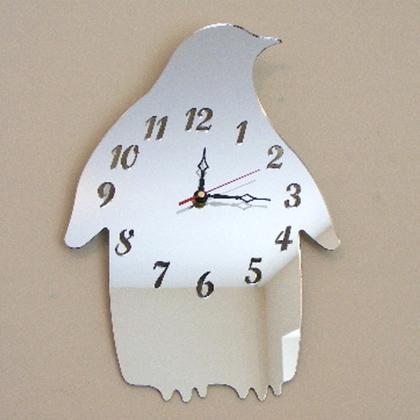 Penguin Clock Mirror - 40cm